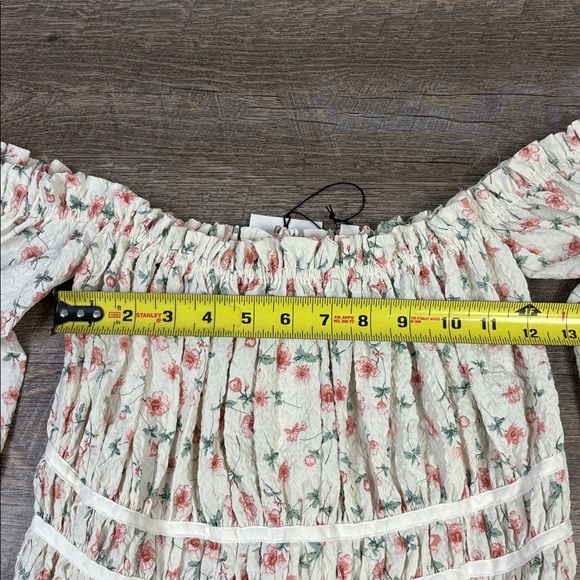 🌸 it’sNOMB Floral Smocked Maxi Dress | Romantic Cottagecore Style 🌸 NWT - Picture 11 of 12